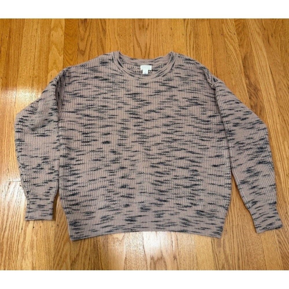 Caslon Womens Sweater M Mauve Gray Long Sleeve‎ Pullover Knit Top